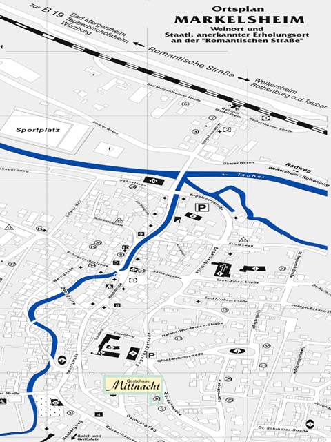 Ortsplan Markelsheim